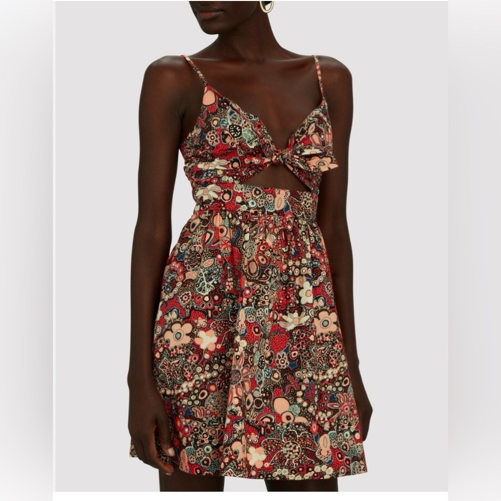 A.L.C. Dani Floral Cotton Mini Dress Size 0 NWT (W173)